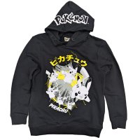GX579: Kids Pokemon Pikachu Hoodie (7-14 Years)